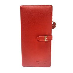 Women's RED Wallet Ladies Red Wallet Tons Of Space Wallet New